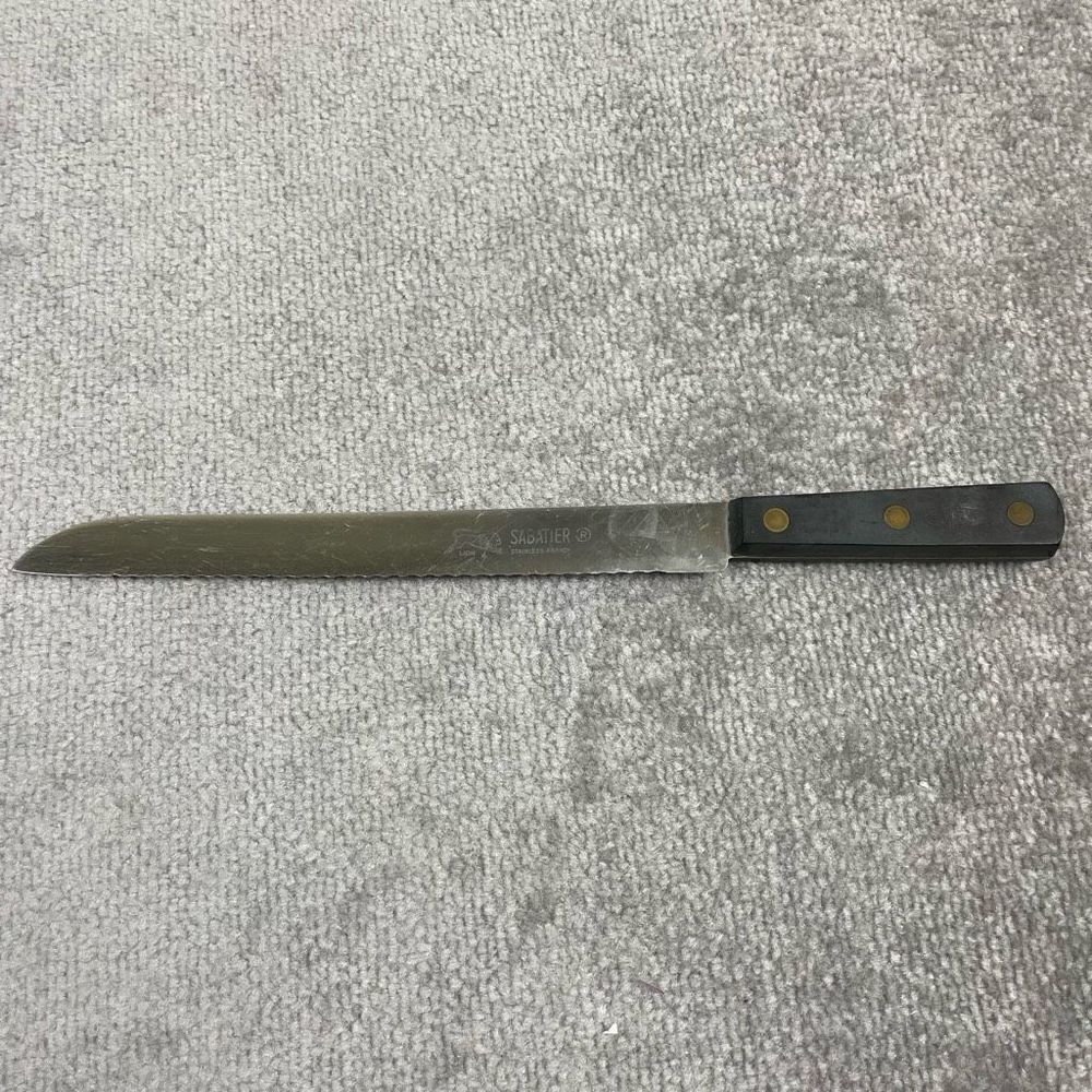 VTG Sabatier Lions Professional Molybdenum Stainless 10" Utility Serrated Knife